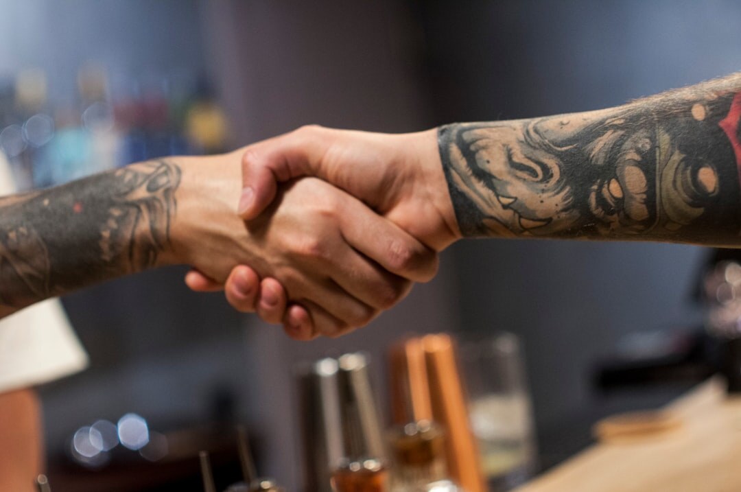 handshake close up