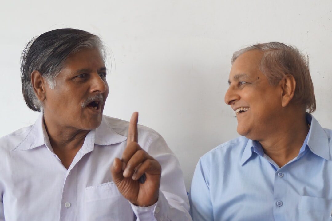 politicians talking together